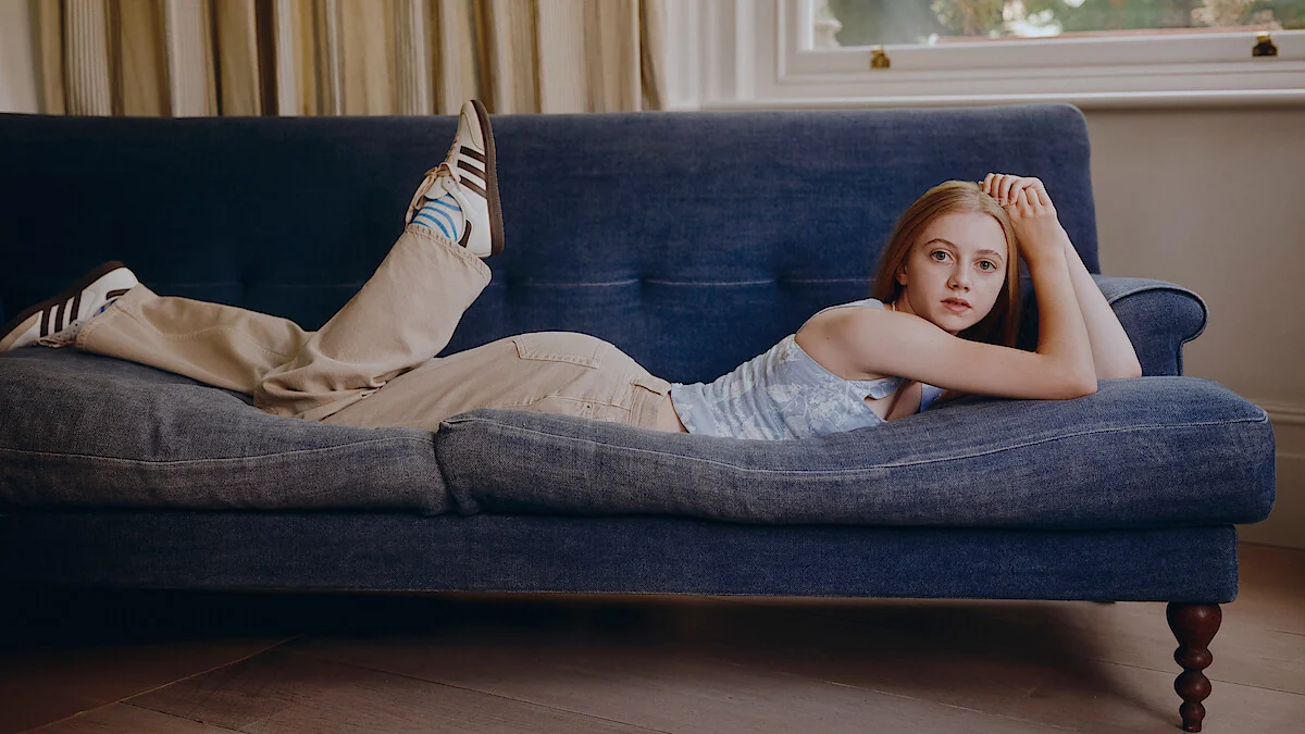 Evie Templeton in a Season 2 portrait from the official Netflix Tudum Wednesday interview