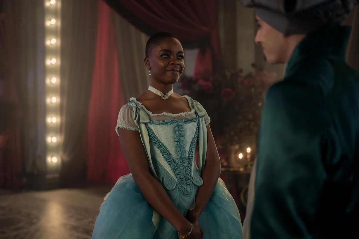 Joy Sunday as Bianca Barclay in a Season 2 portrait for Wednesday on Netflix